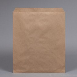 Flat Merchandise Bags. Natural Kraf
